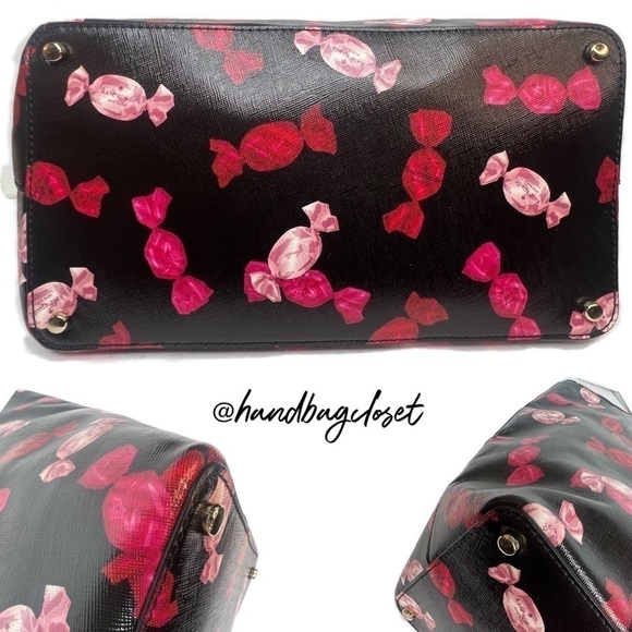 Kate Spade Candy Wrapper Bon Bon Tote Wallet Keychain Boxed Set Cedar Street NWT - Picture 6 of 16